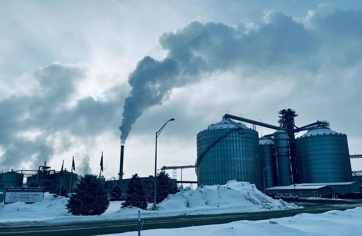 Glacial Lakes Energy hopes its ethanol plant near Aberdeen can connect to a carbon dioxide pipeline. South Dakota Searchlight photo by Joshua Haiar