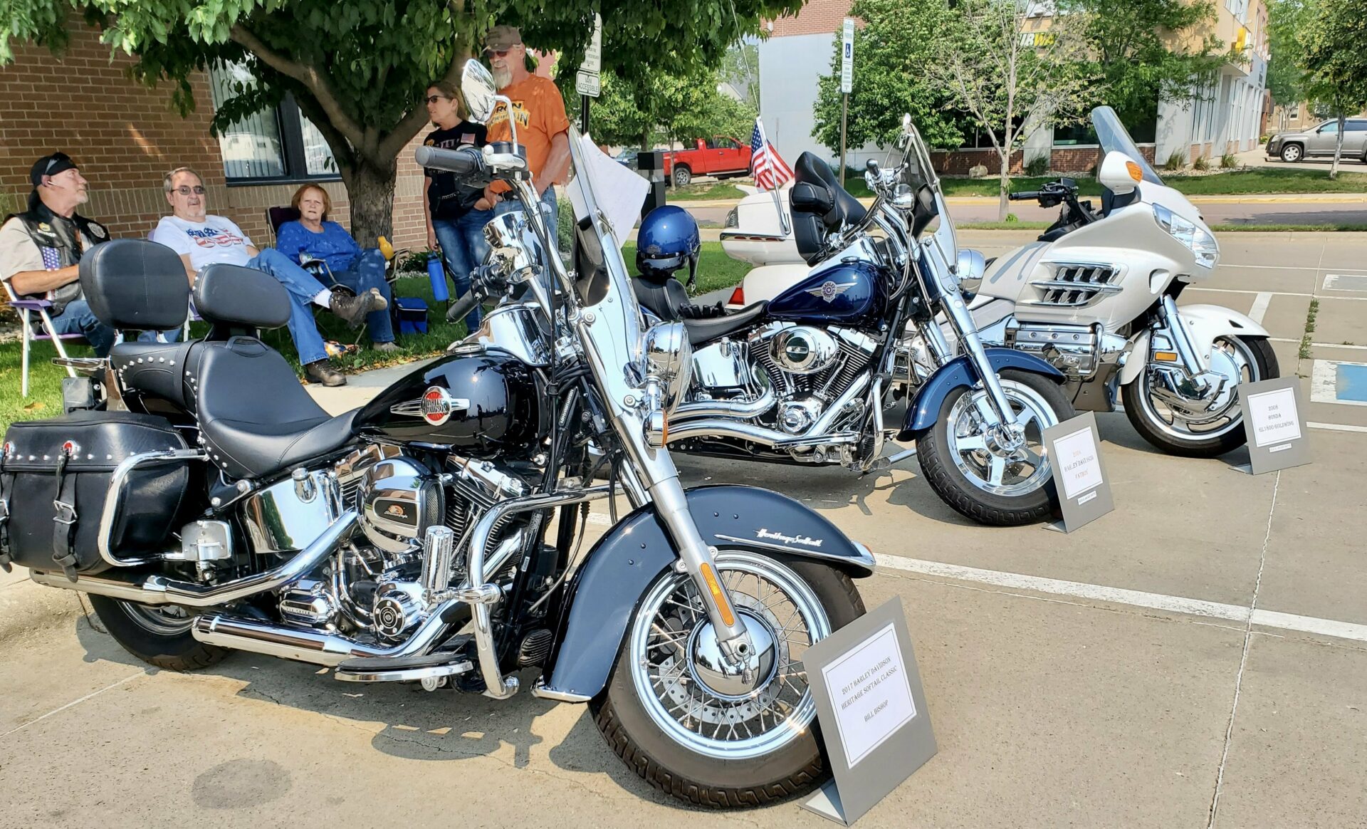 A variety of vehicles was on display at a classic car and bike show on Sunday, June 25 in a parking lot near Aldersgate Church. Aberdeen Insider photo by Annie Scott
