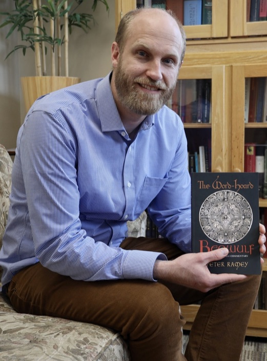 Peter Ramey has published a book, “The Word-Hoard Beowulf: A Translation with Commentary.” The book, published by Angelico Press, is the first translation and popular commentary to take seriously the religious dimension of the epic poem.“While generations of students know that ‘Beowulf’ represents a confluence of Christianity and paganism, this version — informed by J.R.R. Tolkien’s theory of language as the repository of myth — opens the hood to track the poem’s inner religious workings,” according to information from Angelico Press. Ramey, associate professor of English at Northern, teaches courses on medieval English literature, Latin and linguistics. He has published articles on Beowulf and Old and Middle English in "Modern Philology," "Philological Quarterly" and other scholarly journals, and essays in "Public Discourse" and "Front Porch Republic." Courtesy photo Ramey, Associate Professor of English at Northern, teaches courses on medieval English literature, Latin and linguistics. He has published articles on Beowulf and on Old and Middle English in Modern Philology, Philological Quarterly and other scholarly journals, and essays in Public Discourse and Front Porch Republic. Courtesy photo