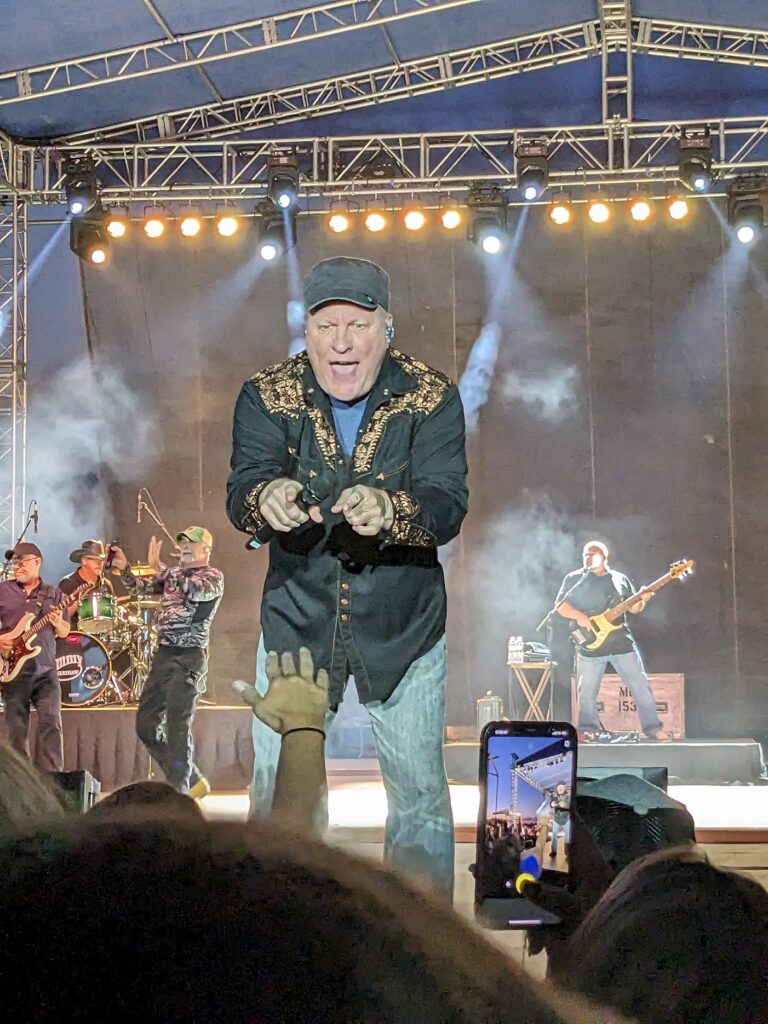 Collin Raye entertains the crowd at the Larry Gerlach Grandstand on Wednesday night at the Brown County Fair. Aberdeen Insider photo by Scott Waltman