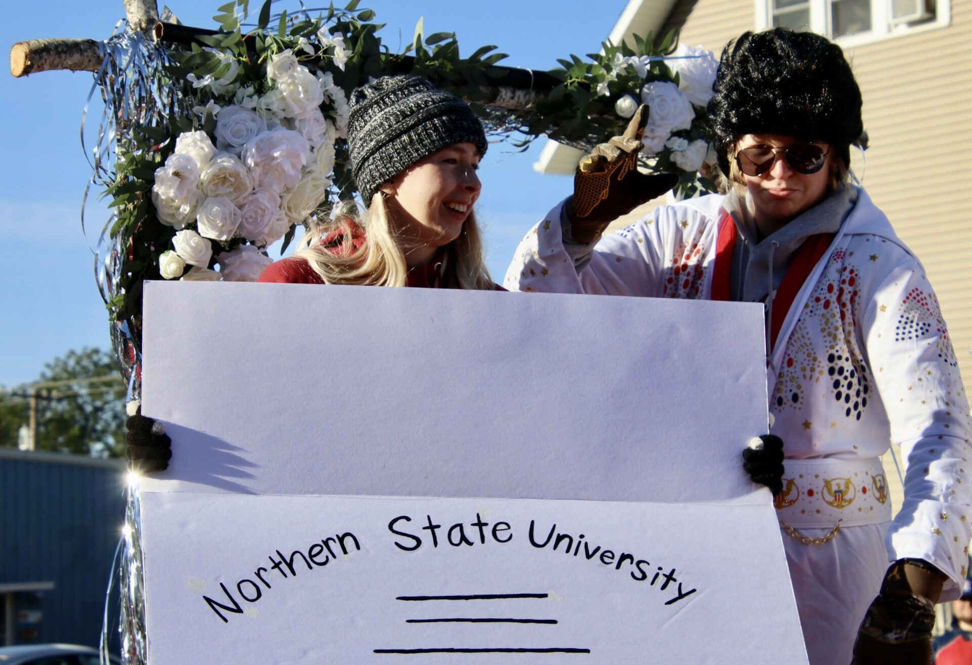 Wolves go to Vegas was the theme of the 2023 Northern State University homecoming parade on Saturday, Oct. 7. Elvis sightings were reported. Aberdeen Insider photo by Scott Waltman