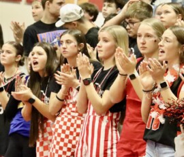 Thousands of fans were in town for the State B boys basketball tournament Thursday, March 19 to Saturday, March 21 at the Barnett Center. Aberdeen Insider photo by Scott Waltman.