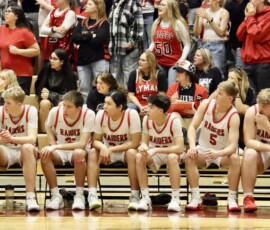 Thousands of fans were in town for the State B boys basketball tournament Thursday, March 19 to Saturday, March 21 at the Barnett Center. Aberdeen Insider photo by Scott Waltman.