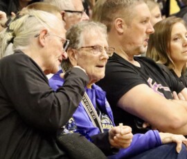 Thousands of fans were in town for the State B boys basketball tournament Thursday, March 19 to Saturday, March 21 at the Barnett Center. Aberdeen Insider photo by Scott Waltman.